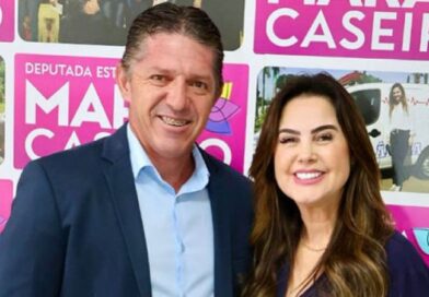 Vereador Nélio Justen e Mara Caseiro