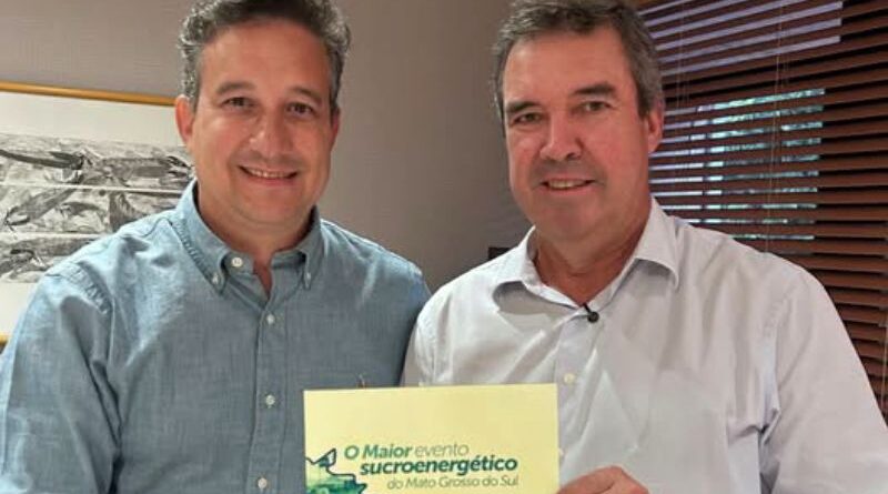 Governador Eduardo Riedel confirma presença na maior feira sucroenergética do MS “Expocanas”