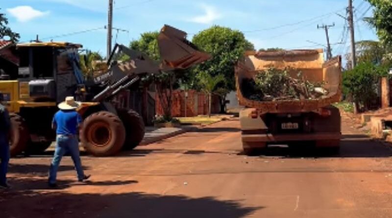 Prefeitura realiza “Operação Cidade Limpa – Zero Dengue” no Bairro Nilton Nogueira I e II nesta terça-feira