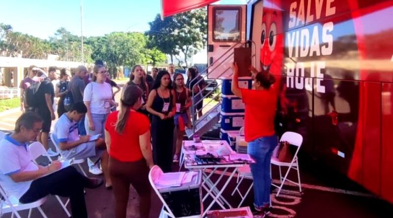 Rota do Ônibus do Hemosul amplia doações percorrendo municípios do interior de MS