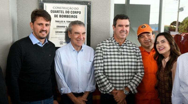 Deputado Estadual Paulo Corrêa comemora os 46 anos de Itaquiraí ao lado do governador Eduardo Riedel