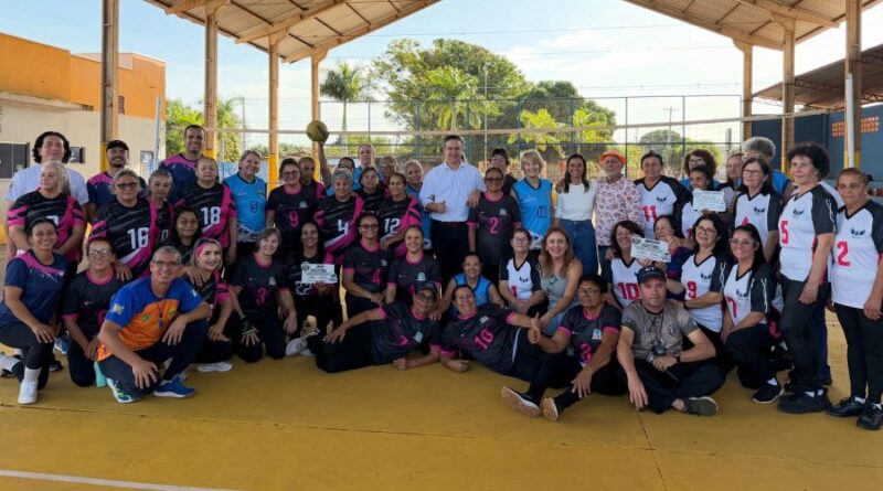 Nova Alvorada do Sul foi palco do 1º Torneio de Integração de Voleibol Adaptado 60+ Feminino!