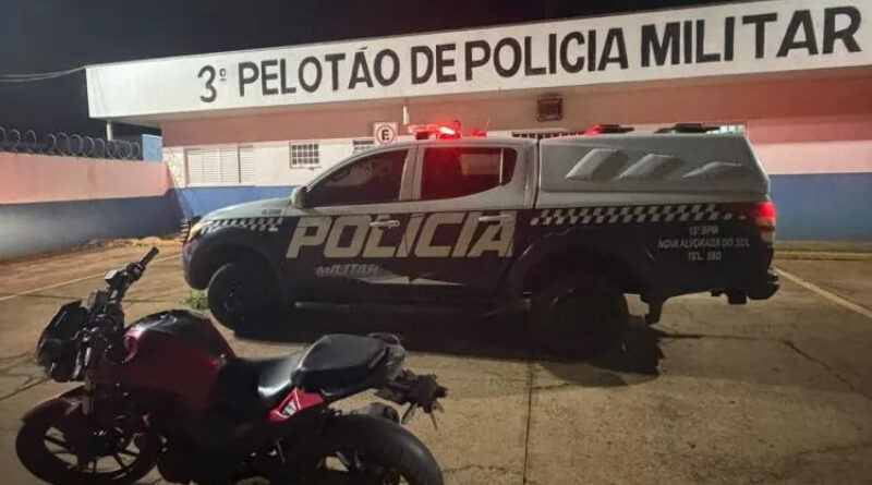 Polícia Militar prende motociclista por dirigir embriagado em Nova Alvorada do Sul