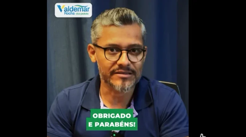 Valdemar Rocha parabeniza servidores públicos de Nova Alvorada do Sul
