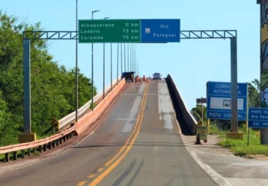 Ponte sobre o Rio Paraguai em Corumbá ficará interditada na próxima quarta-feira