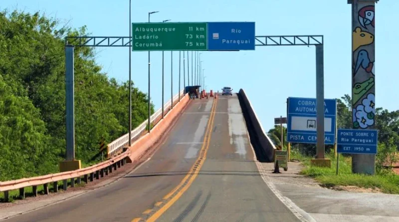 Ponte sobre o Rio Paraguai em Corumbá ficará interditada na próxima quarta-feira